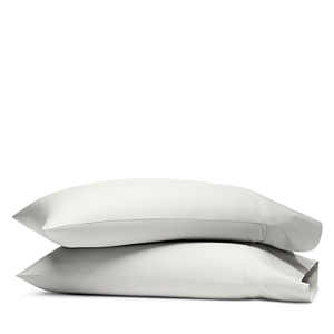 Boll & Branch Set Of 2 Signature Hemmed Pillowcases In Mist