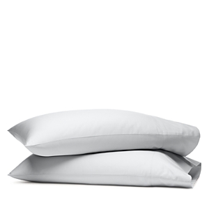 Boll & Branch Signature Organic Cotton Hemmed Pillowcase Set, King In Sky