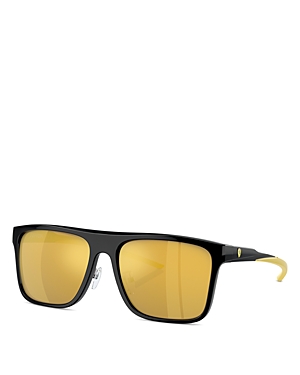 Ferrari Square Sunglasses, 58mm In Black