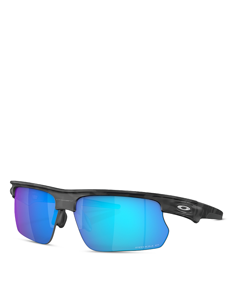 OAKLEY BISPHAERA RECTANGULAR SUNGLASSES, 68MM