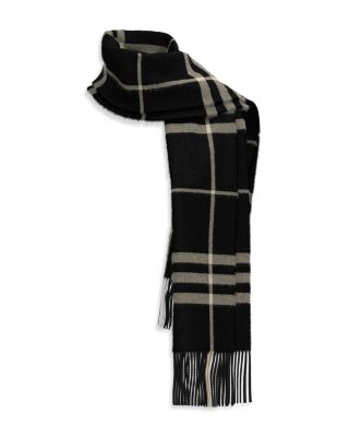 Check Cashmere Scarf