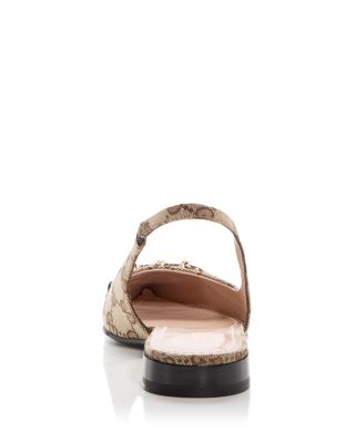 Women's Pointed Toe Slingback Flats