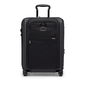 Tumi Alpha 3 International Expandable 4 Wheeled Carry-on Spinner Suitcase In Black