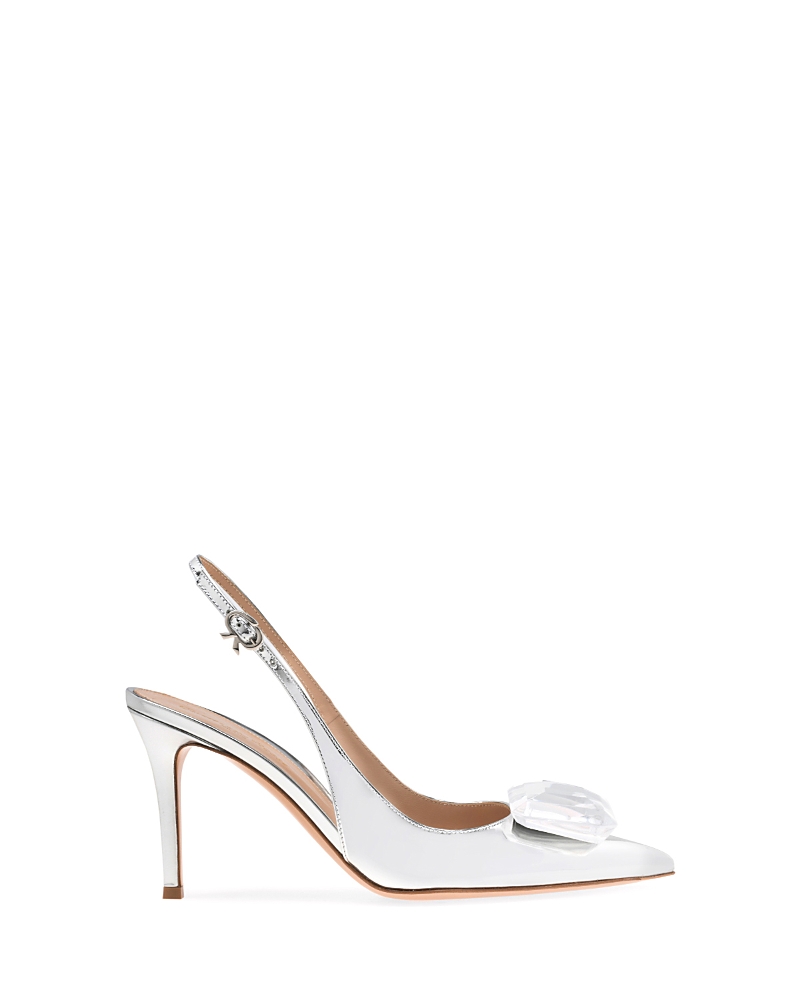 Gianvito Rossi With Heel Silver In Silver Tone