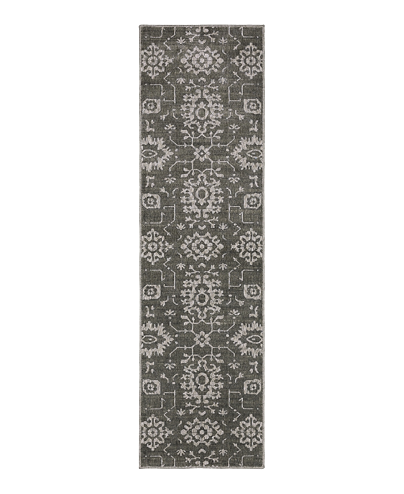 Oriental Weavers Intrigue Int09 Runner Area Rug, 2'3 X 7'6 In Grey