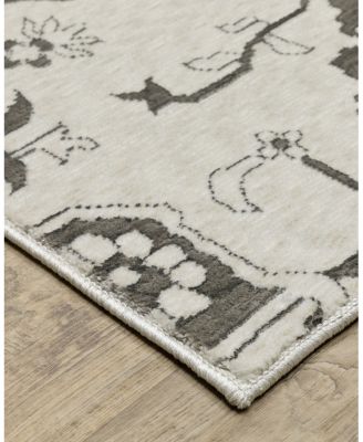 Oriental Weavers Intrigue INT08 Runner Area Rug, 2'3" x 7'6"