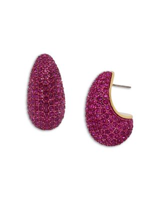 Kurt Geiger London Pave Dome Drop Earrings
