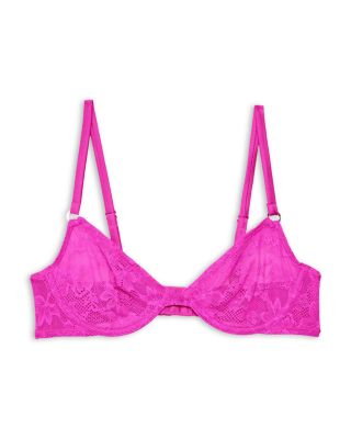 Le Stretch Multi Fit Lace Unlined Demi Bra