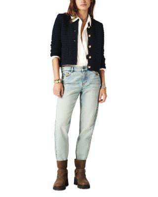 Gaspard Crewneck Cardigan Sweater