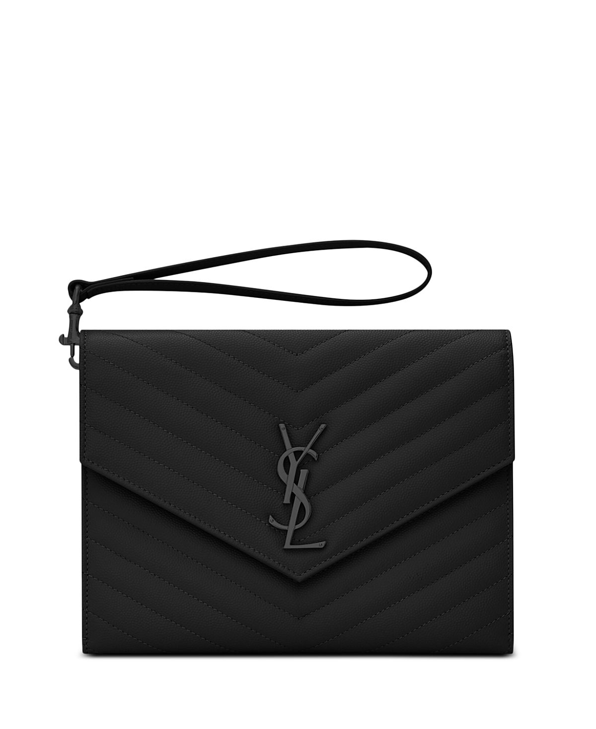 Saint Laurent Cassandre Matelasse Flap Pouch