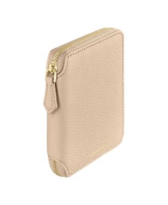 Small Leather Zip Around Wallet