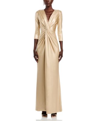Arata Twist Front Long Gown