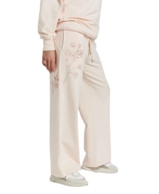 Sitka Blossom-Embroidered Ethical-Cotton Joggers