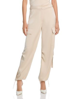 Aquamarine Cotton Cargo Pants - 2 Pocket main image 0