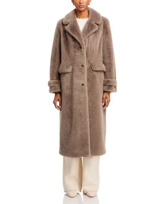 【ヘルノ】 Coats - Single Breasted Coats コート Herno Faux Fur Single Breasted Coat | Bloomingdale's