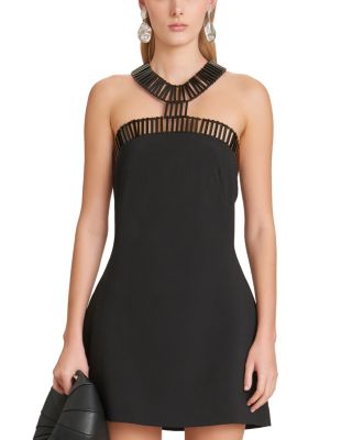 Cult Gaia Serafina Embellished Halter Dress Bloomingdale's