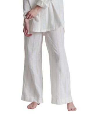 Peachaus - Robinia Ethical-Cotton Wide-Leg Pajama Pants