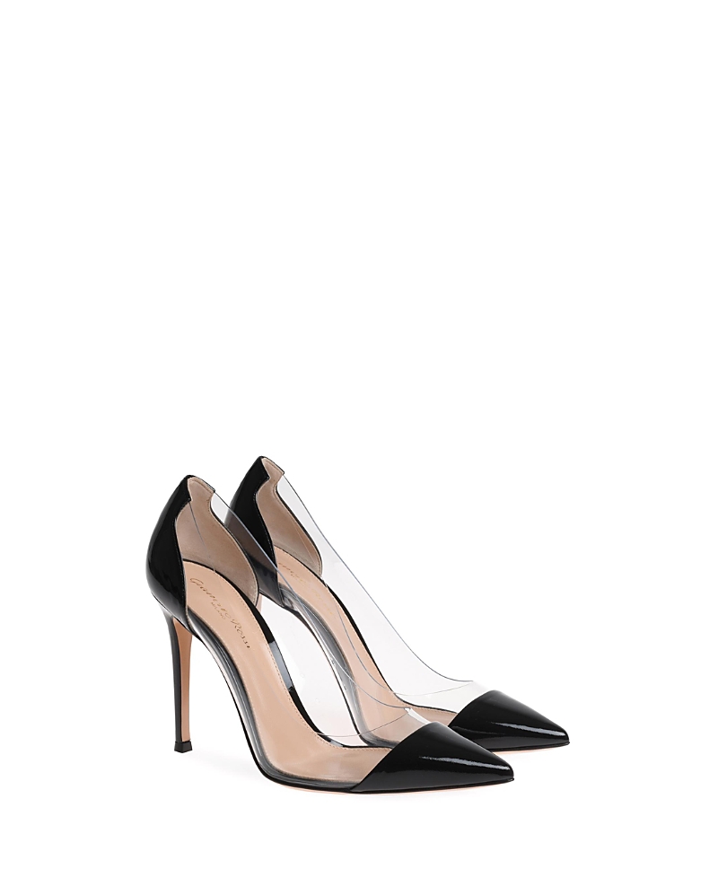 GIANVITO ROSSI WOMEN'S PLEXI PUMPS