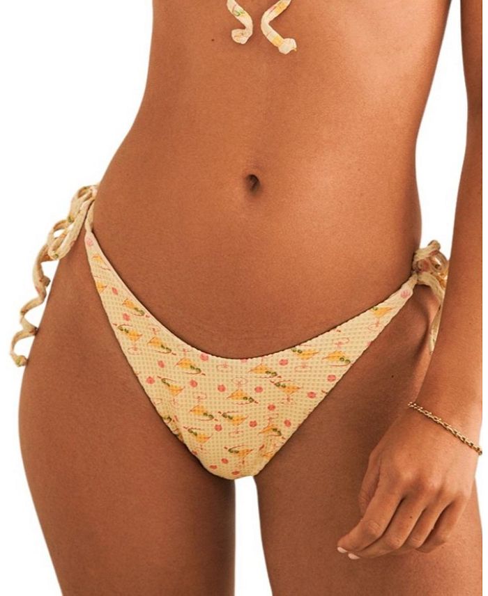 how to tie a string bikini bottom