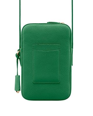 Leather Zip Phone Pouch