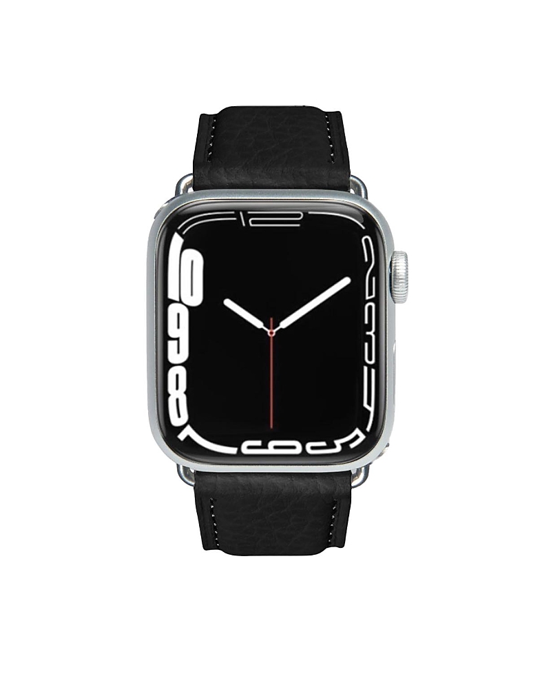 Maison De Sabre Apple Watch Band In Black Caviar