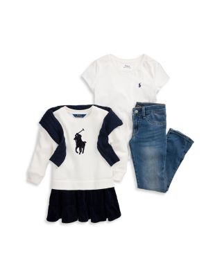 Girls&#39; Embroidered Pony Cotton Tee - Big Kid