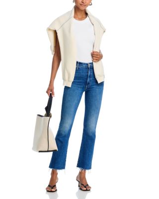 The Hustler High Rise Flare Leg Ankle Jeans
