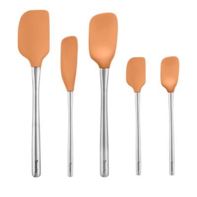 Flex-Core Silicone and Stainless Steel 5-Piece Spatula Set