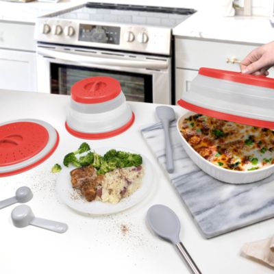 Collapsible Microwave Food Cover, Set of 3