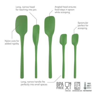 Flex-Core Silicone 5-Piece Spatula Set 
