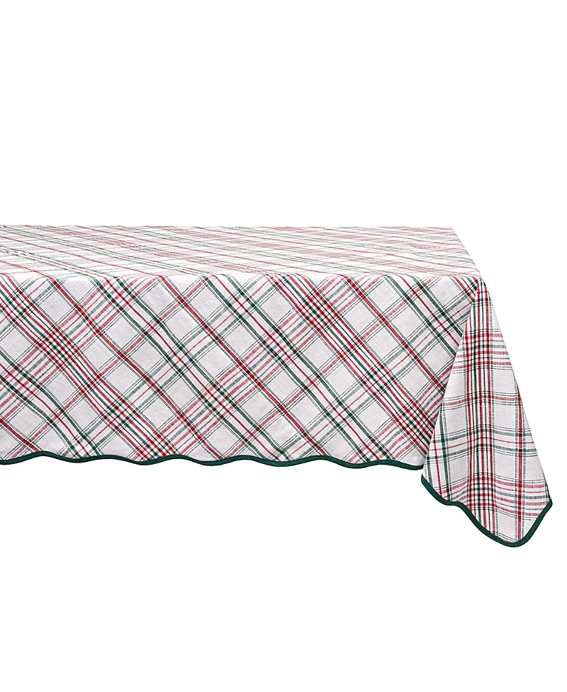 Juliska Merry Tartan Tablecloth, 60" X 120" In Merry Tart