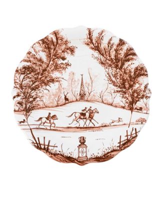 Country Estate Harvest Party Plate Assorted Set of 4