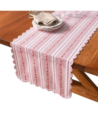 Villa Stripe 18" x 90" Table Runner