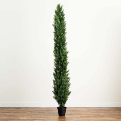 9' UV Resistant Artificial Cedar Pine Tree (Indoor/Outdoor)