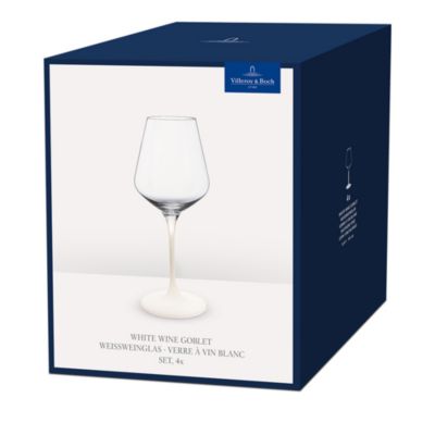 Manufacture Rock Blanc White Wine Glasses, Set of 4