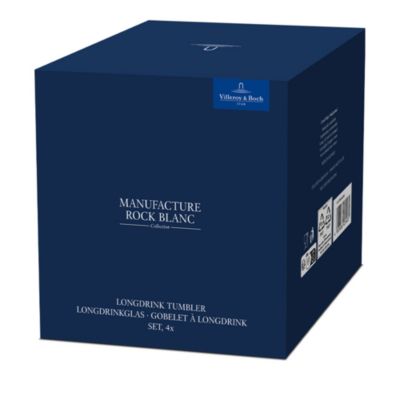 Rock Blanc Highball Glass, Set of 4