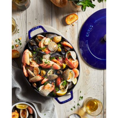 Cast Iron 6.25 Qt. Wide Oval Dutch Oven