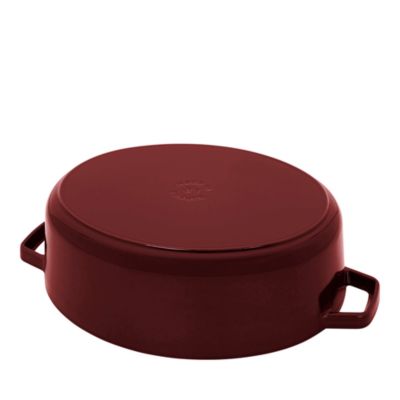 Cast Iron 6.25 Qt. Wide Oval Dutch Oven