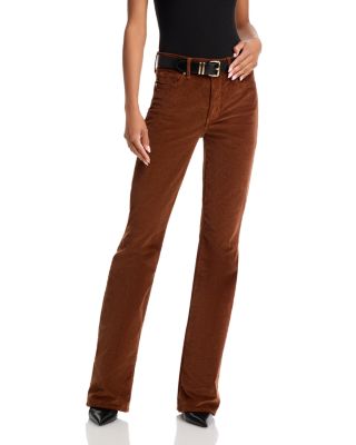 Veronica Beard - Cameron High Rise Bootcut Jeans in Deep Ochre