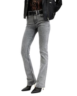 ALLSAINTS - Haldan High Rise Slim Bootcut Jeans in Washed Grey