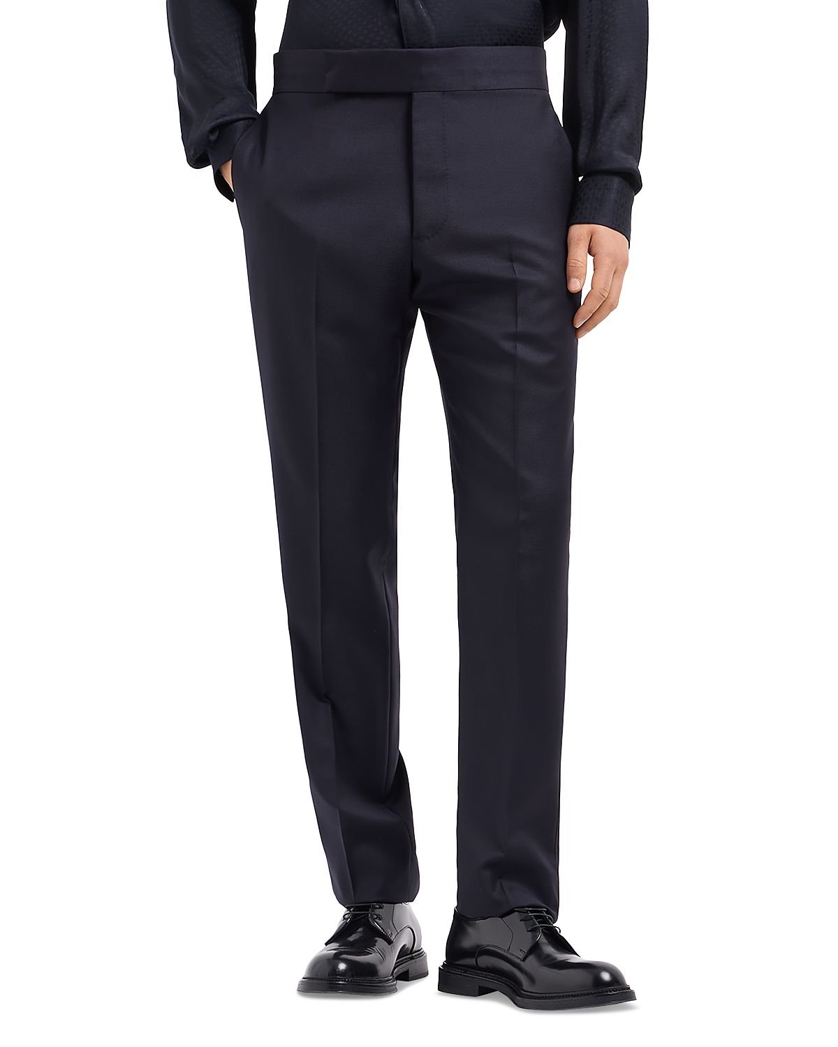 Emporio Armani Essential G Line Straight Leg Tuxedo Trousers