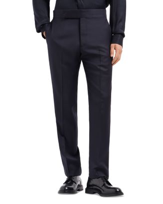 スーツ Emporio Armani basic trousers Emporio Armani Essential G Line Straight Leg Tuxedo Trousers