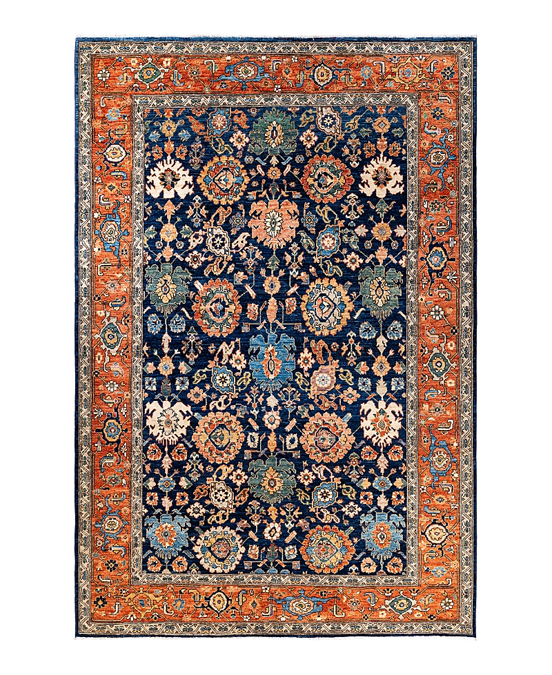 Bloomingdale's Serapi M1992 Area Rug, 6'6 X 9'7 In Blue