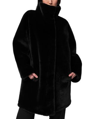 Blair Faux Fur Mid Length Coat