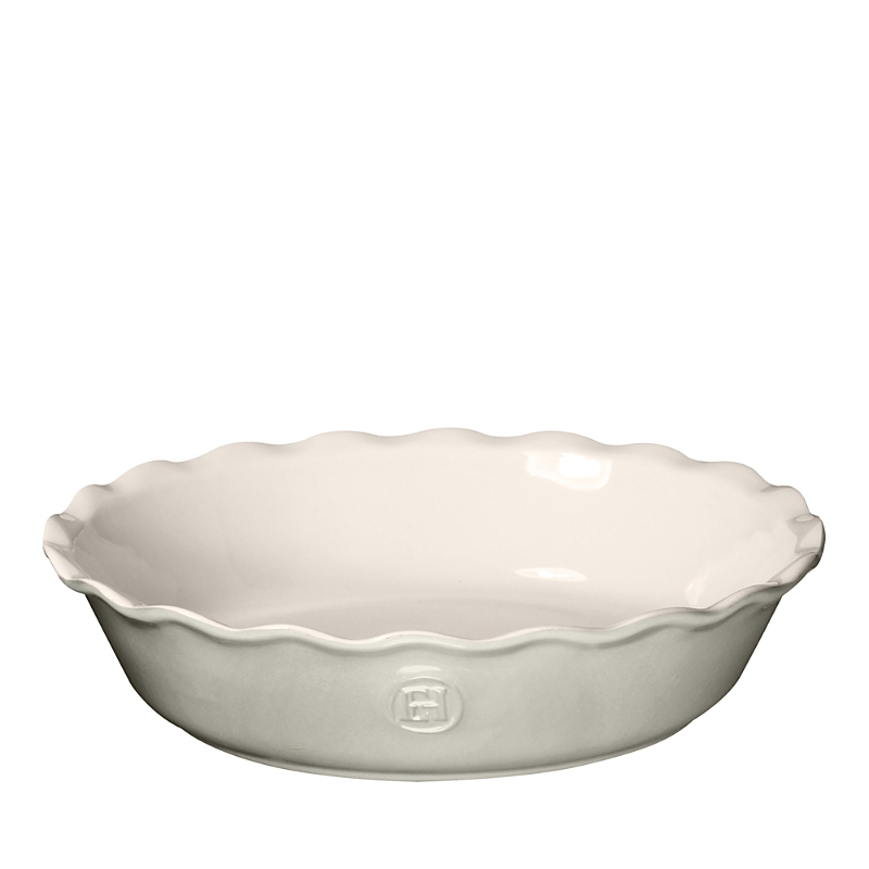 Emile Henry 9 Pie Dish In Pearl Gray