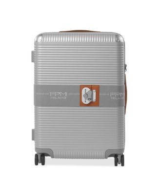 Bank Zip Deluxe Checked Suitcase