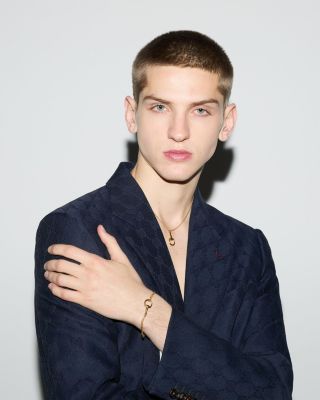 18K Yellow Gold Horsebit Chain Bracelet