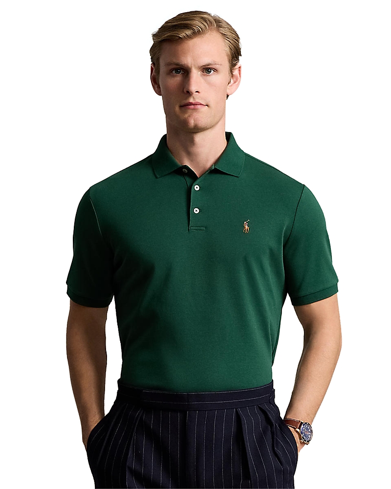 Polo Ralph Lauren Classic Fit Knit Corduroy Polo Shirt In Vintage Pine