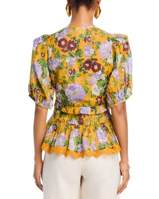 Capri Peplum Hem Top