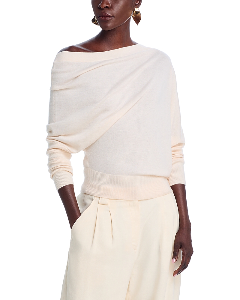 Altuzarra Grainge Cashmere Open Neck Sweater
